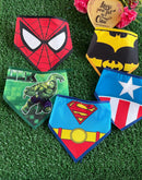 Bandanas heróis/5 U sortidas