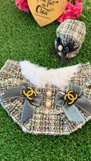 Conjunto luxo com boina/1 U